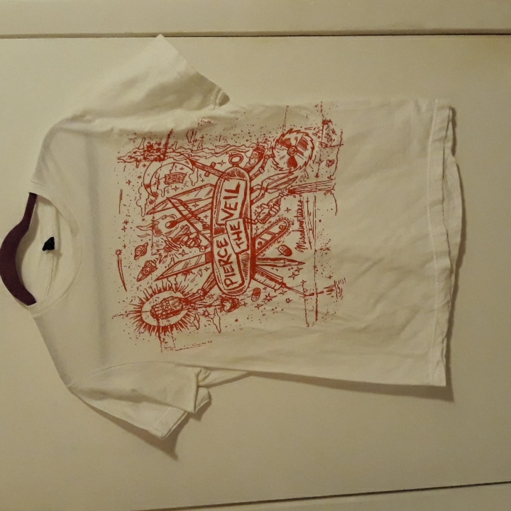 Tultex white shirt M